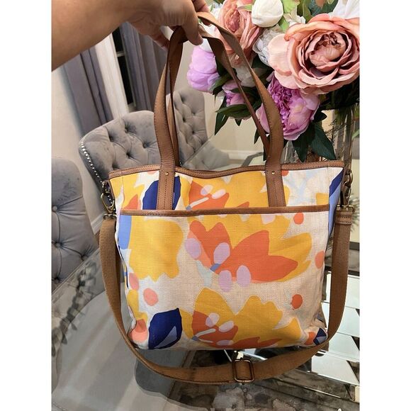 Fossil Multicolor Tote Bag Handbag Bag Purse - Picture 11 of 16